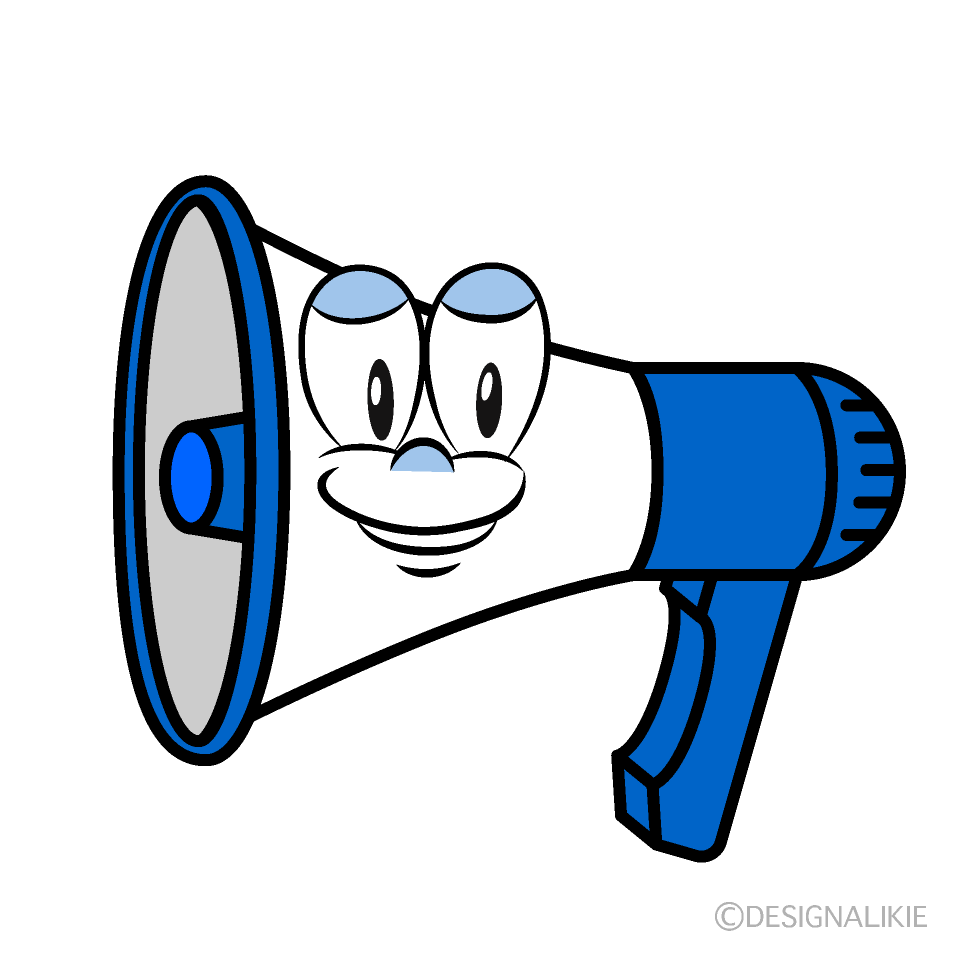 Megaphone Cartoon Character Image