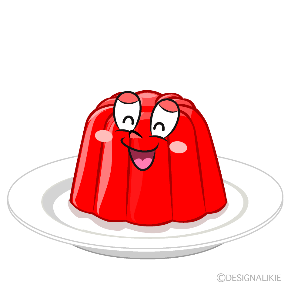 Smiling Jelly Cartoon Character Image