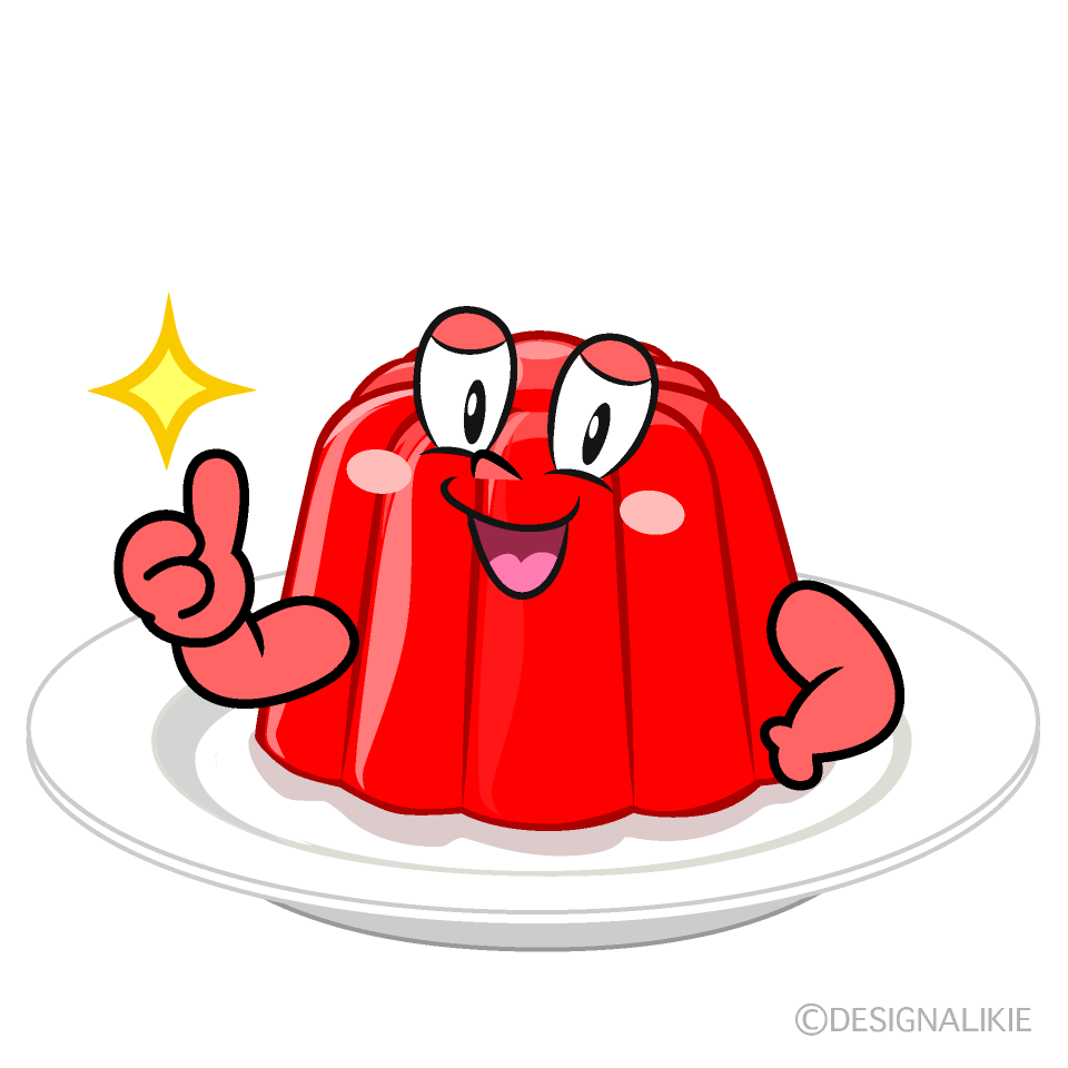 Thumbs up Jelly Cartoon Character Image