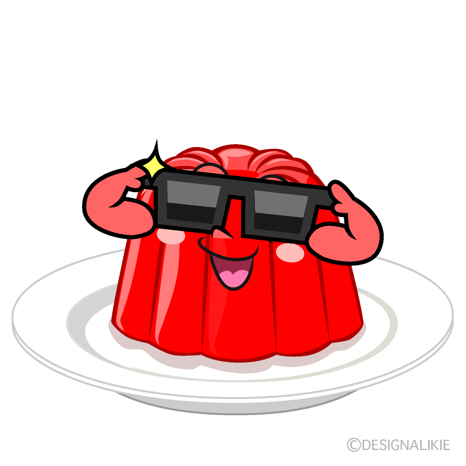 Cool Jelly Cartoon Character Image