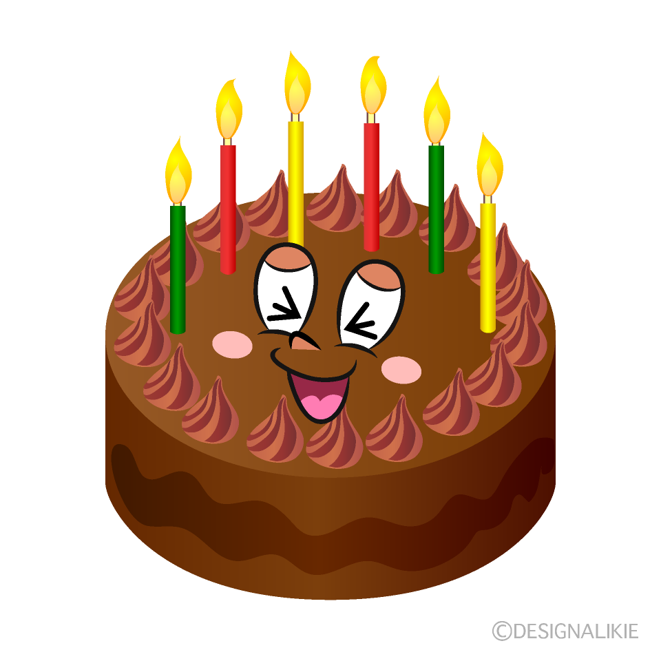 Laughing Cake Cartoon Character Image