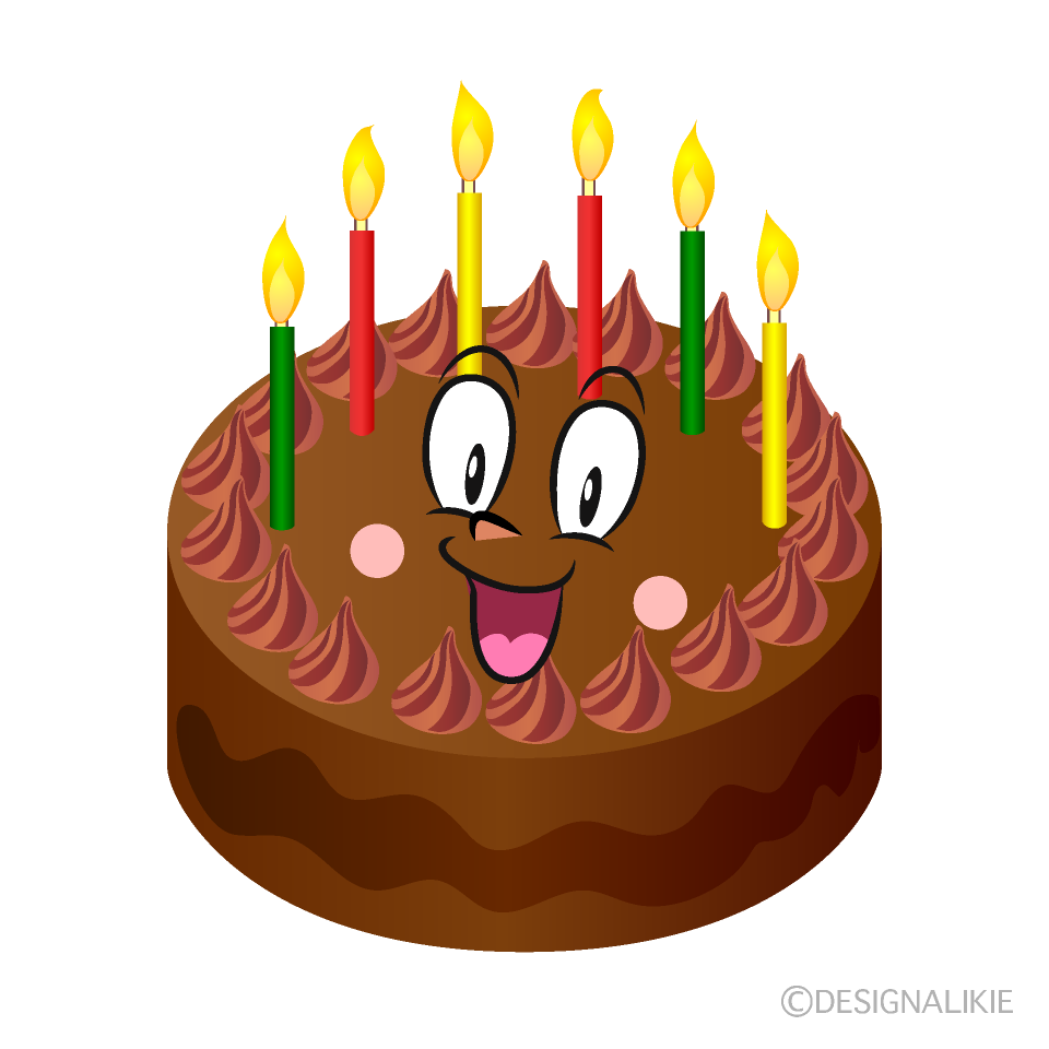 Surprising Cake Cartoon Character Image