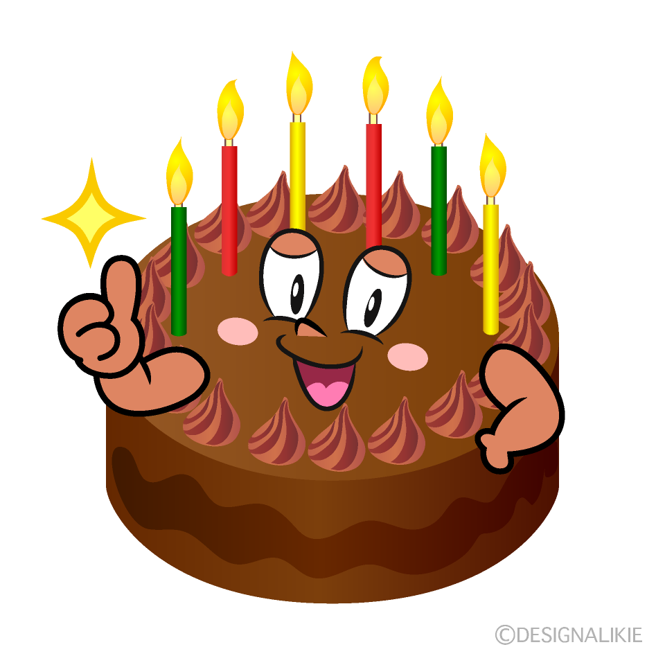 Thumbs up Cake Cartoon Character Image