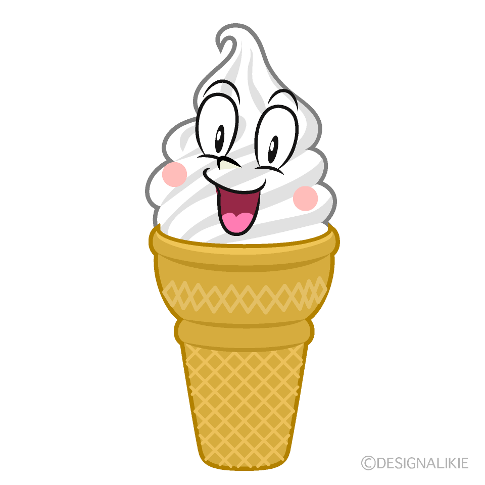 Surprising Soft Serve Cartoon Character Image