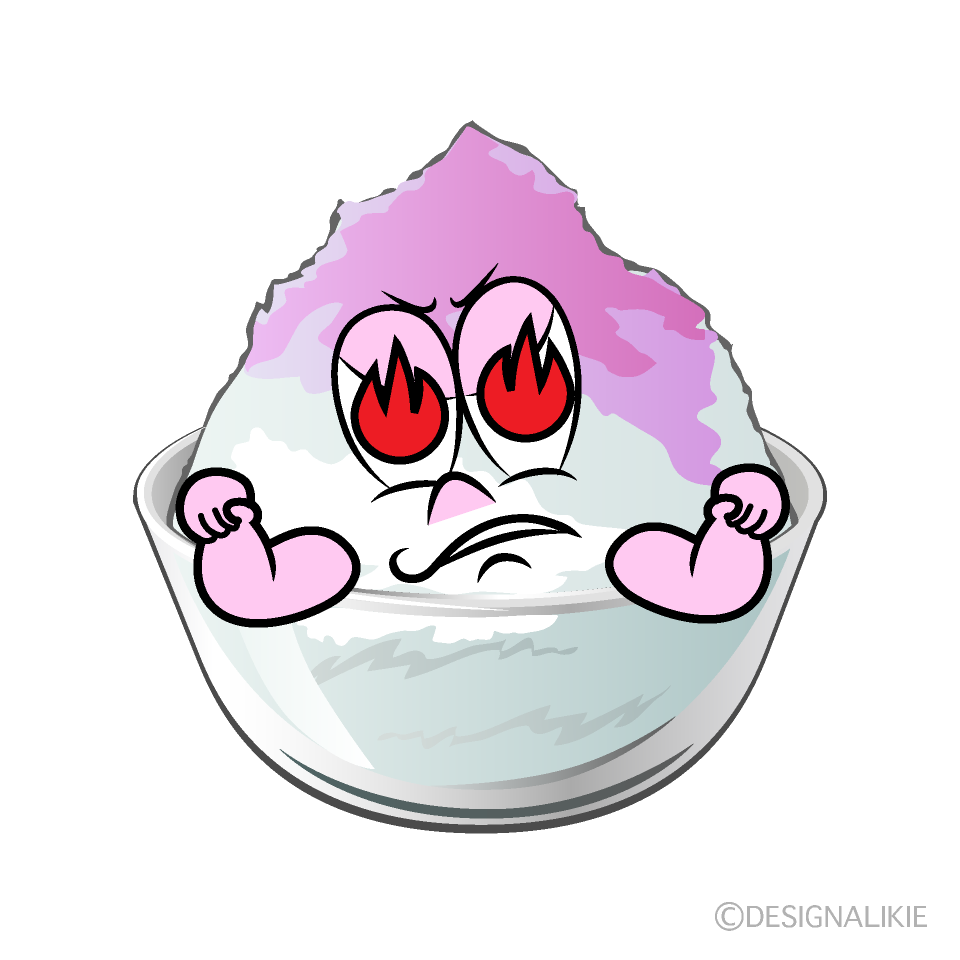 Enthusiasm Shaved Ice Cartoon Character Image