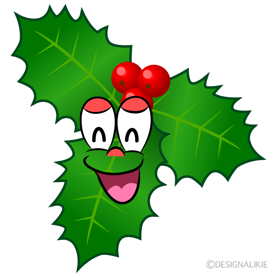 Smiling Holly Cartoon Character Image