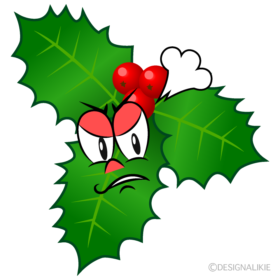 Angry Holly Cartoon Character Image