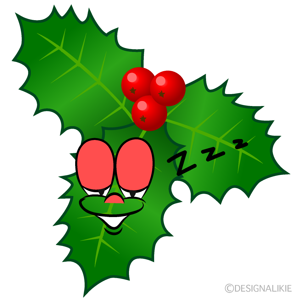 Sleeping Holly Cartoon Character Image