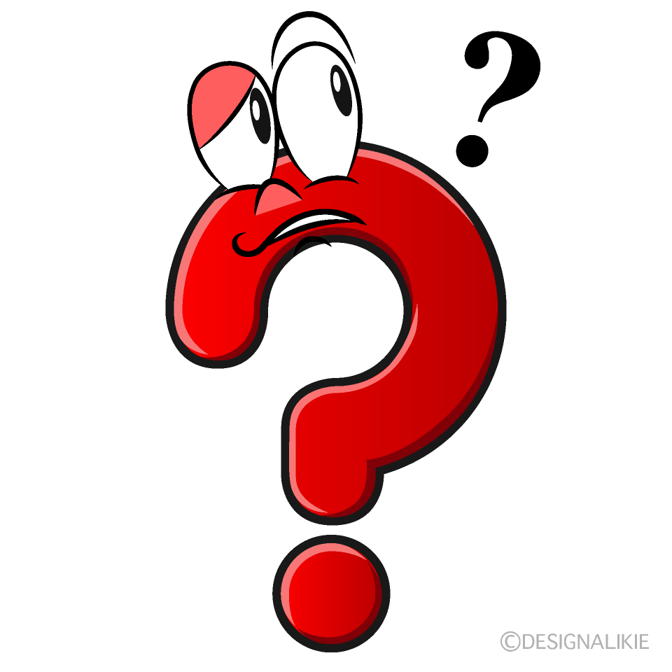 Thinking Question Mark Cartoon Character Image