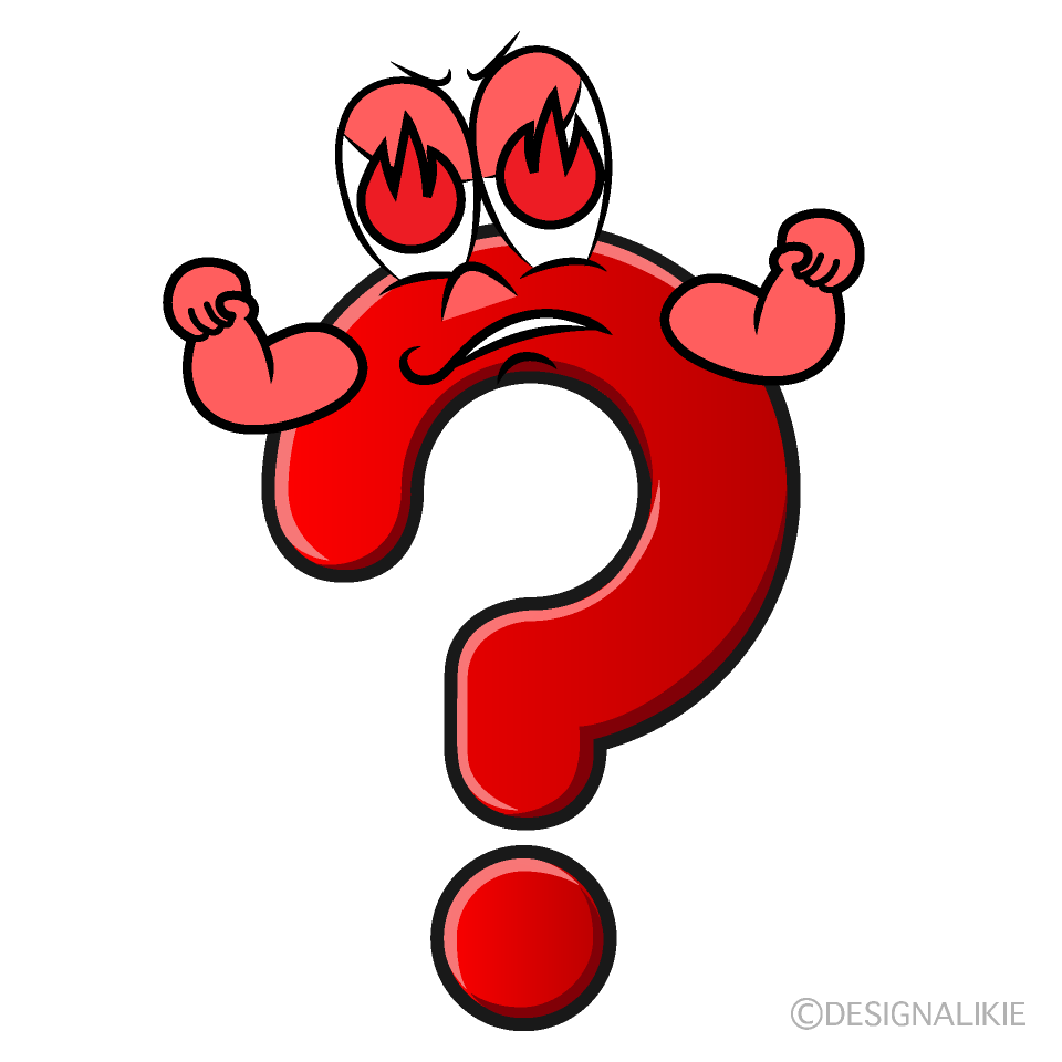 Enthusiasm Question Mark Cartoon Character Image