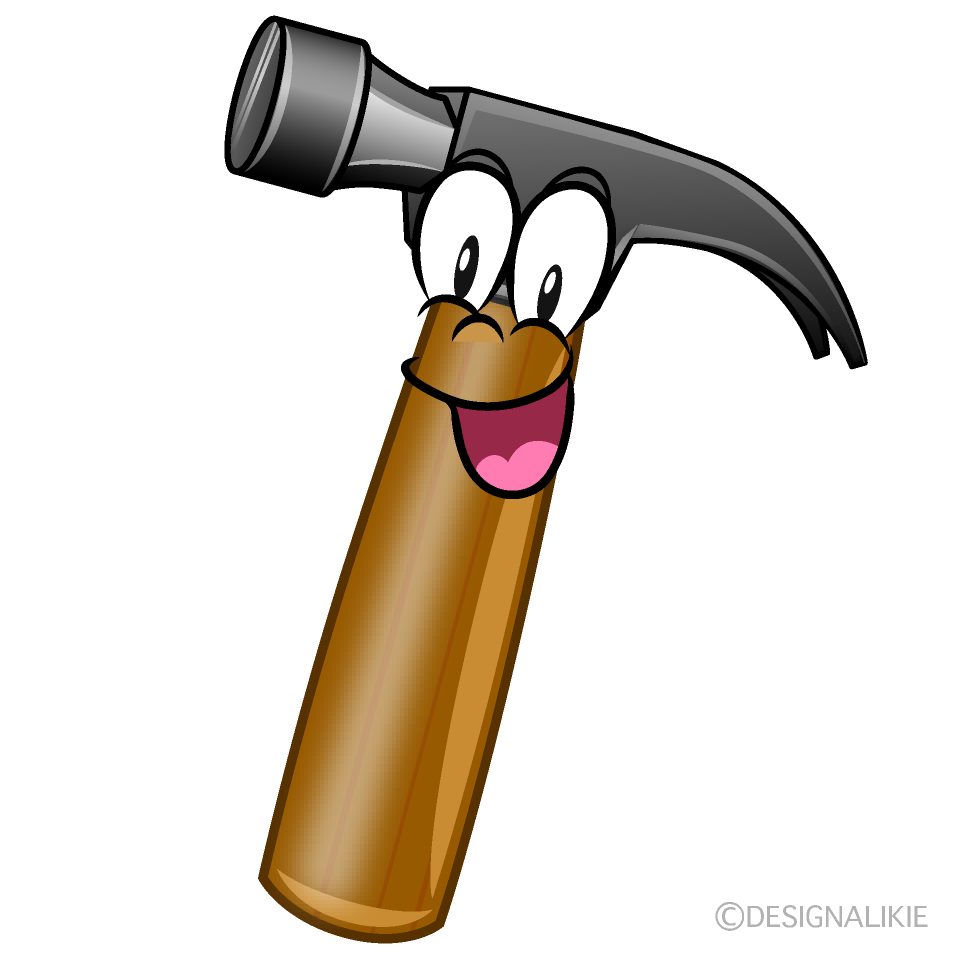 Surprising Hammer Cartoon Character Image