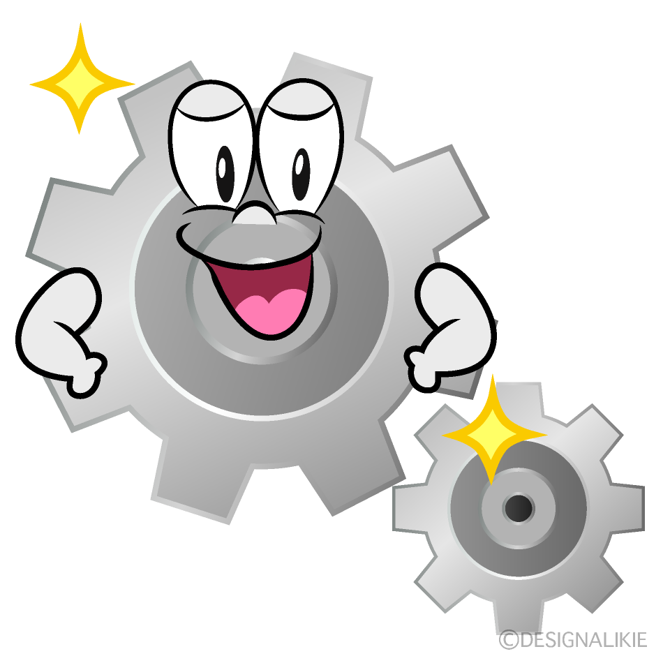 Glitter Gear Cartoon Character Image