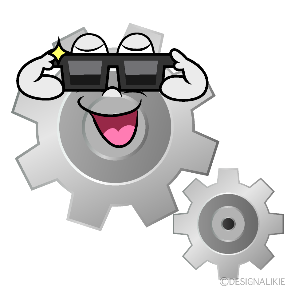 Cool Gear Cartoon Character Image