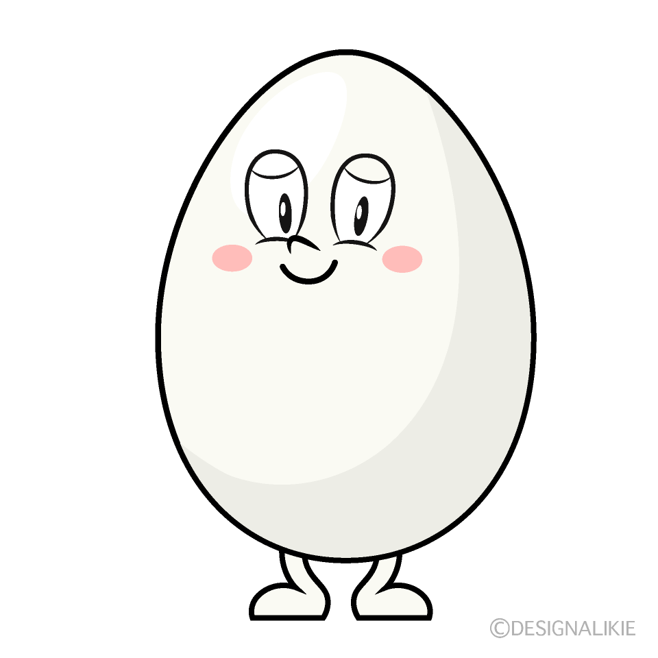 Huevo En pie Imágenes Gratis de Personajes de Dibujos Animados｜Charatoon ES