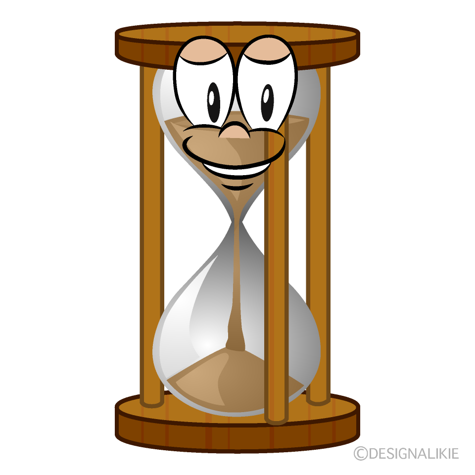 Hourglass Cartoon Character Image