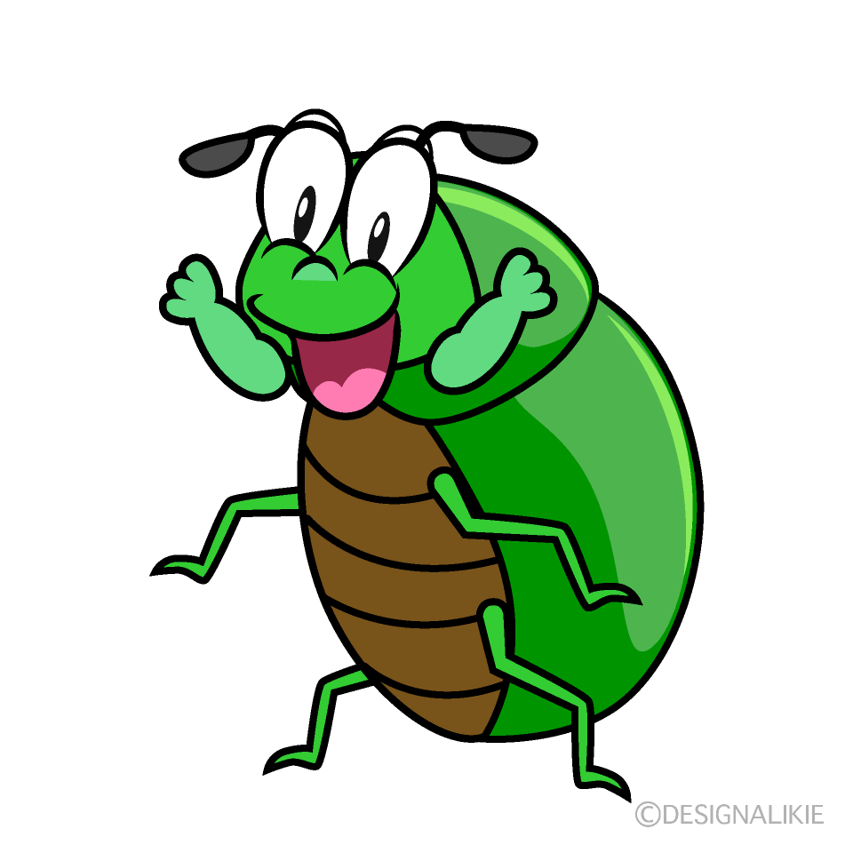 Surprising Beetle Cartoon Character Image