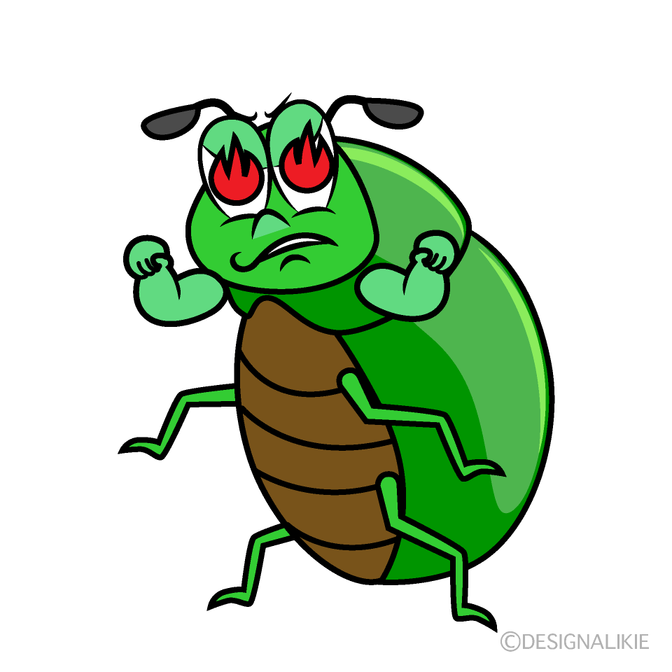 Enthusiasm Beetle Cartoon Character Image