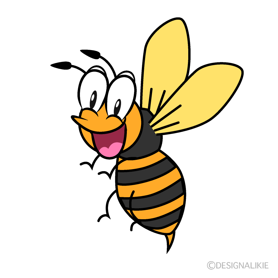 Surprising Hornet Cartoon Character Image