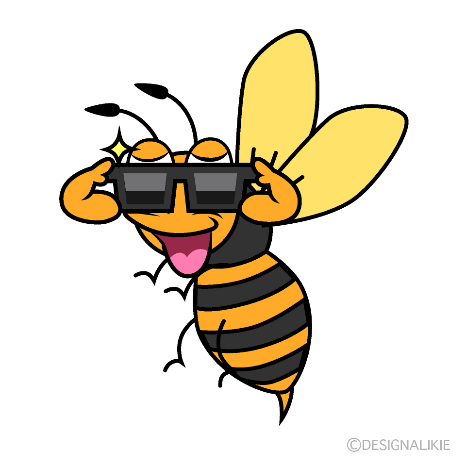 Cool Hornet Cartoon Character Image