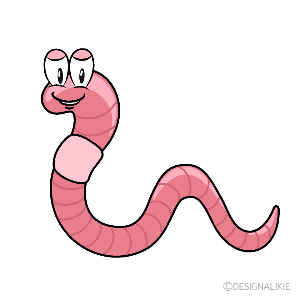 Worm Cartoon Character Image