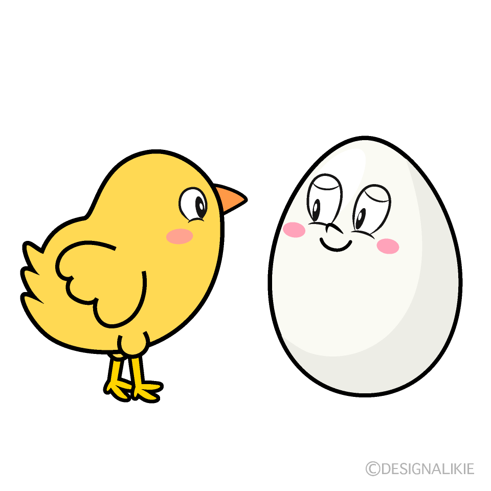 Huevo y pollito Imágenes Gratis de Personajes de Dibujos Animados｜Charatoon  ES
