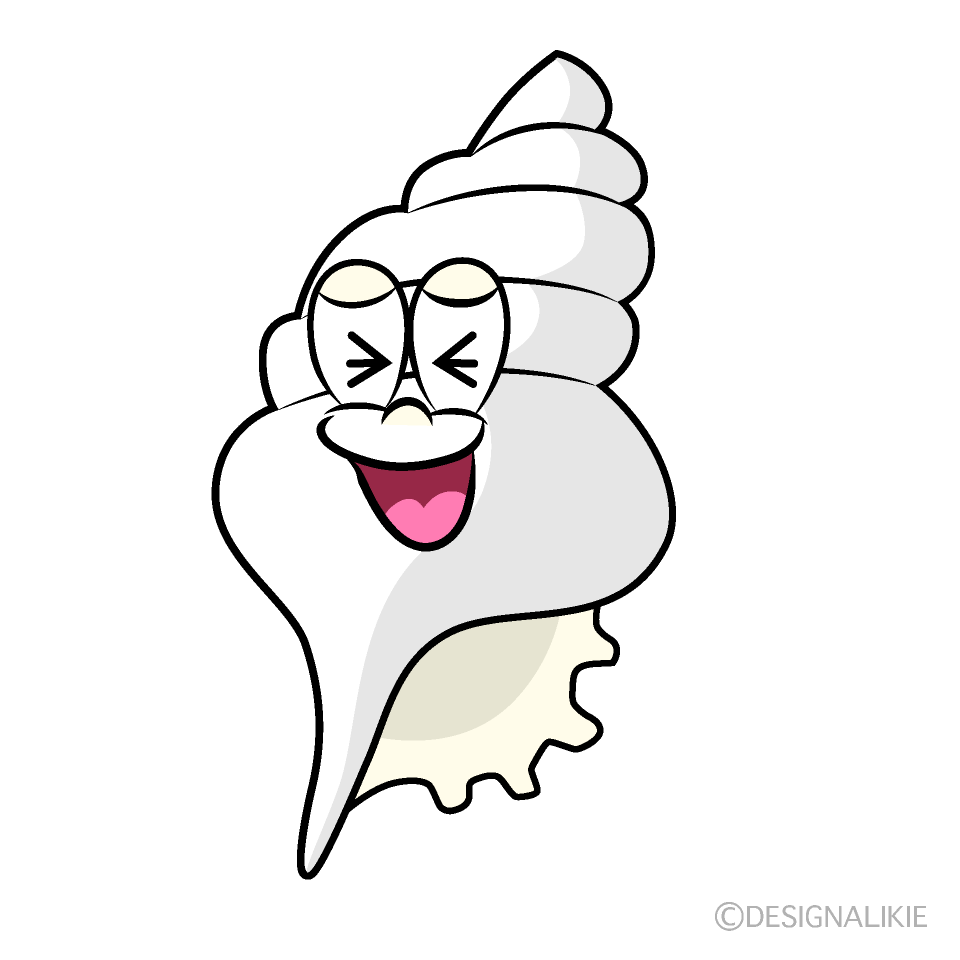 Laughing Shell Cartoon Character Image