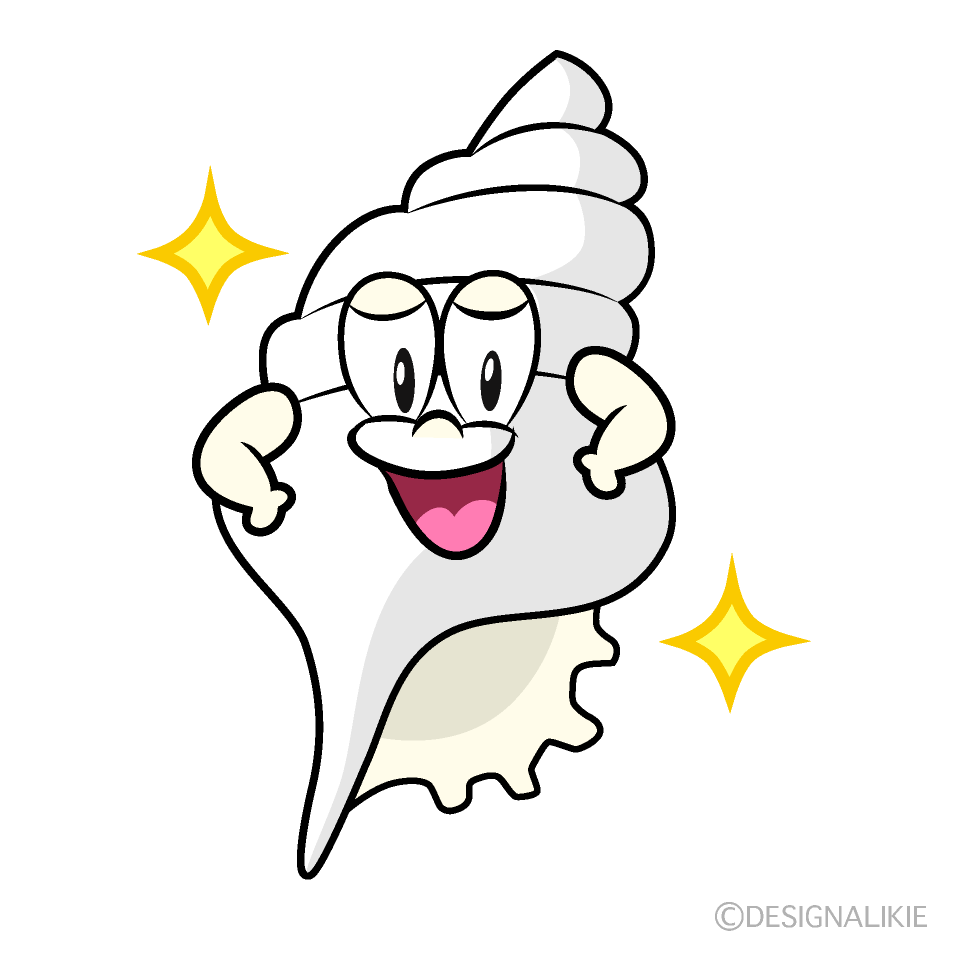 Glitter Shell Cartoon Character Image