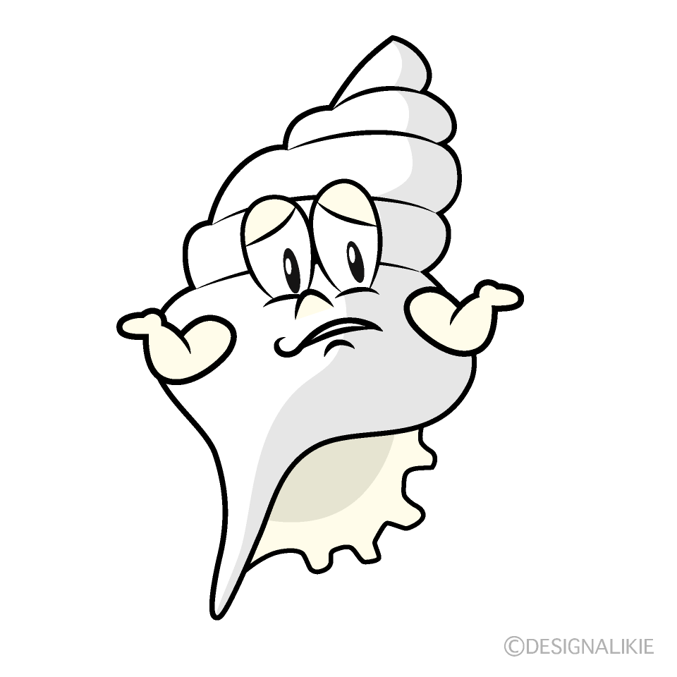 Troubled Shell Cartoon Character Image