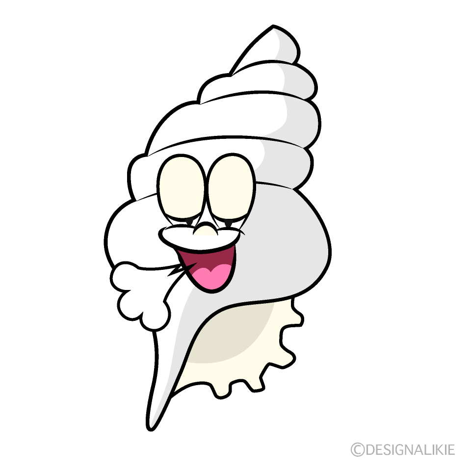 Relaxing Shell Cartoon Character Image