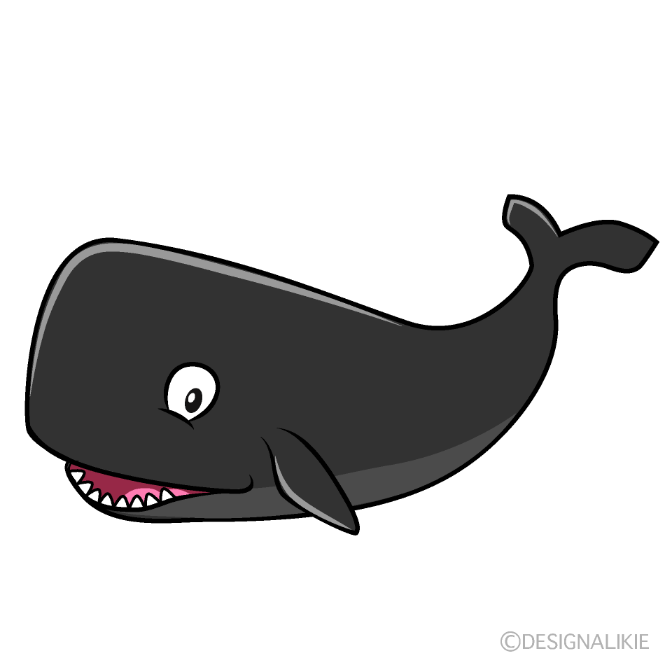 Sperm Whale Cartoon Character Image