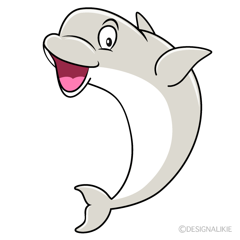 Surprising Beluga Whale Cartoon Character Image