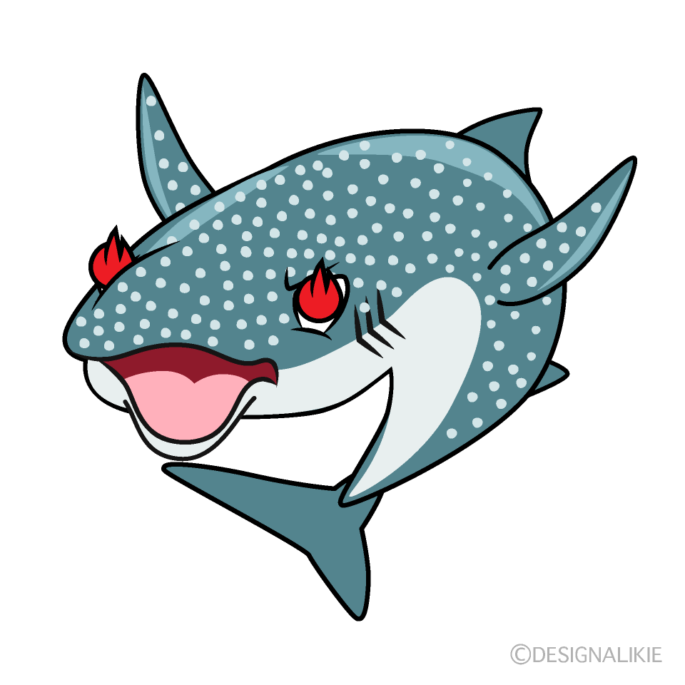 Enthusiasm Whale Shark Cartoon Character Image