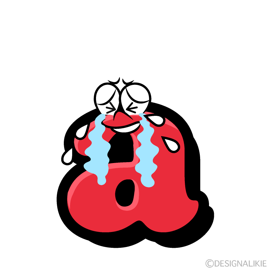 Crying a Cartoon Character Image