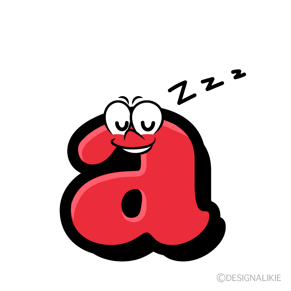 Sleeping a Cartoon Character Image