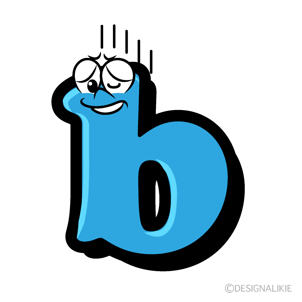 Depressed b Cartoon Character Image