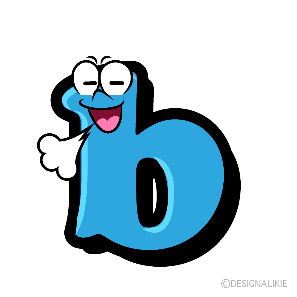 Relaxing b Cartoon Character Image