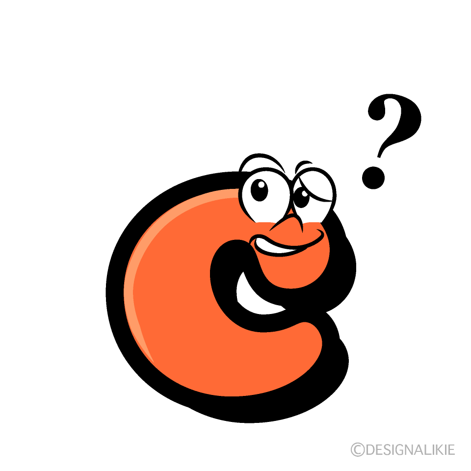 Thinking c Cartoon Character Image