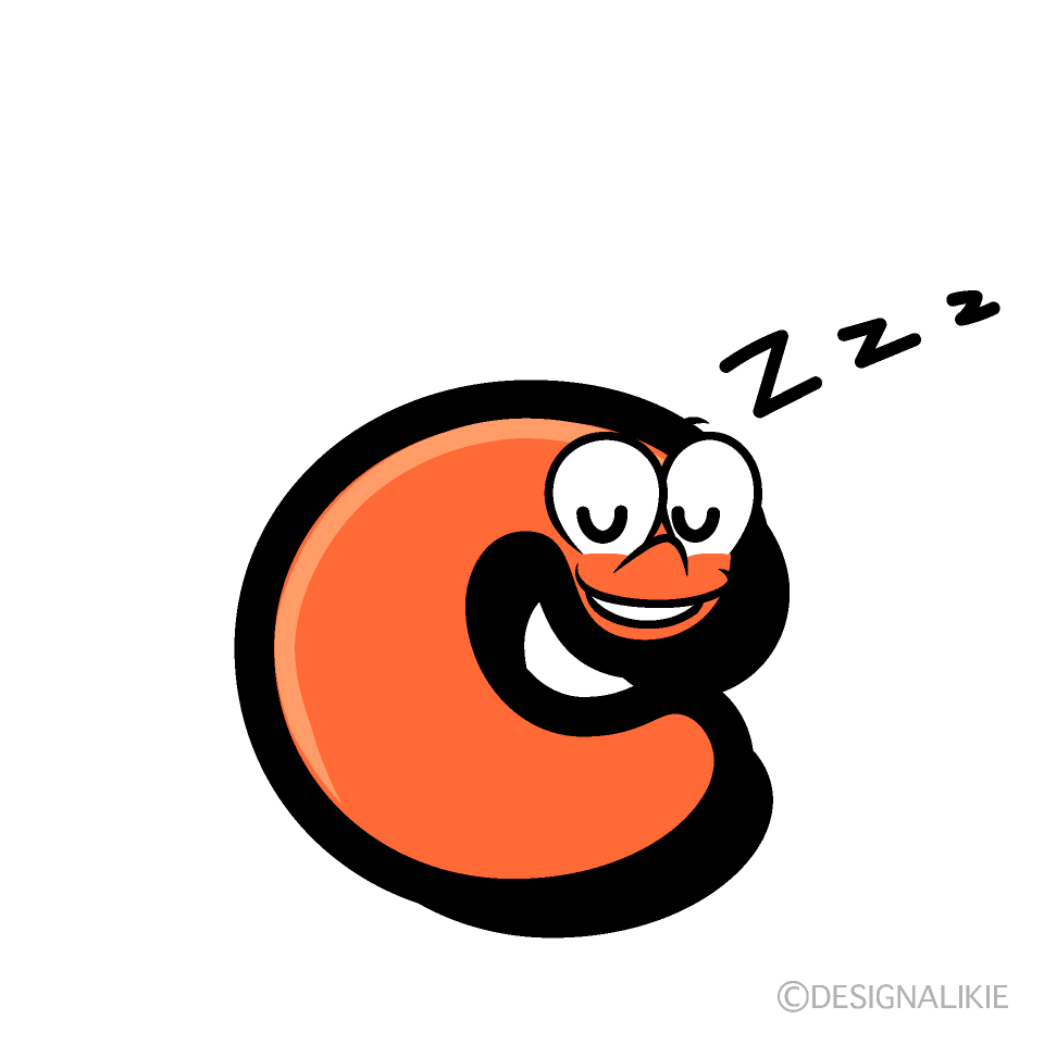 Sleeping c Cartoon Character Image