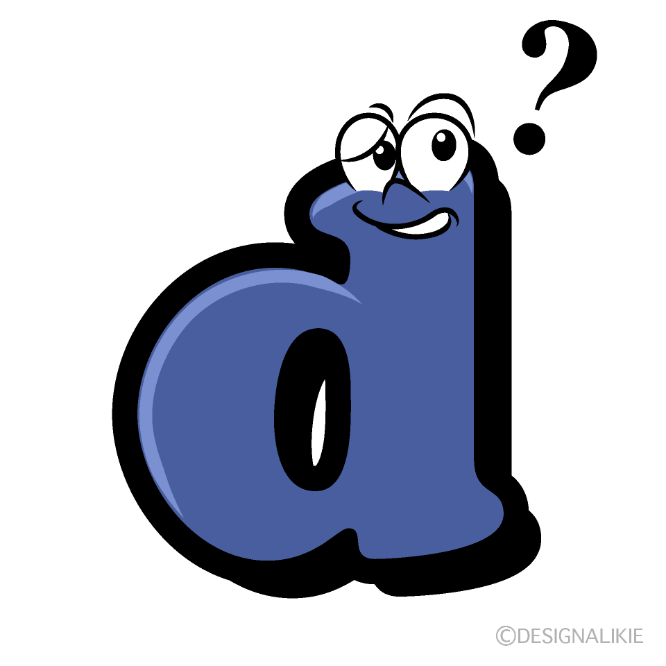 Thinking d Cartoon Character Image