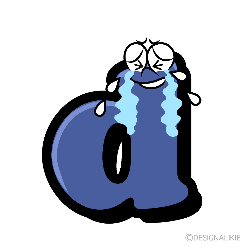 Crying d Cartoon Character Image