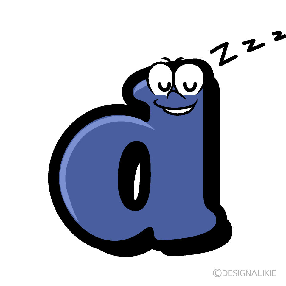 Sleeping d Cartoon Character Image