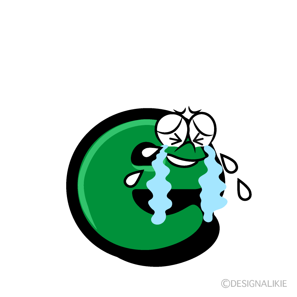 Crying e Cartoon Character Image