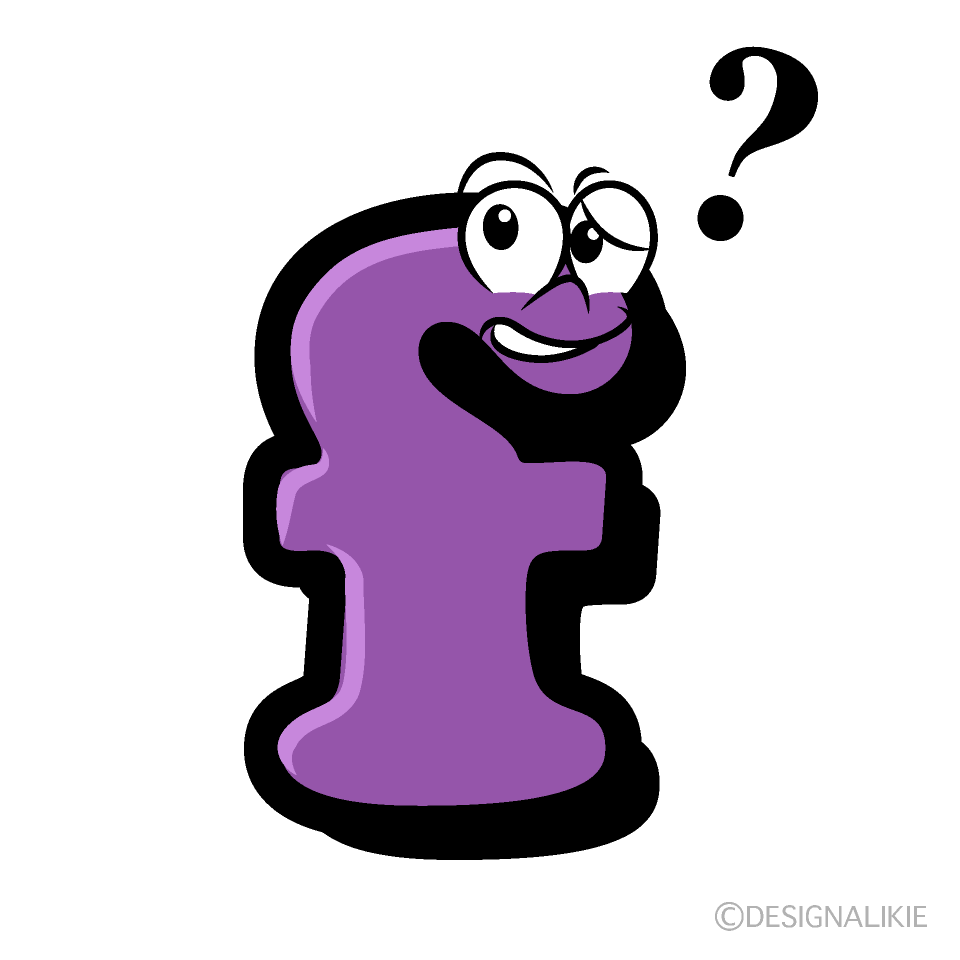 Thinking f Cartoon Character Image