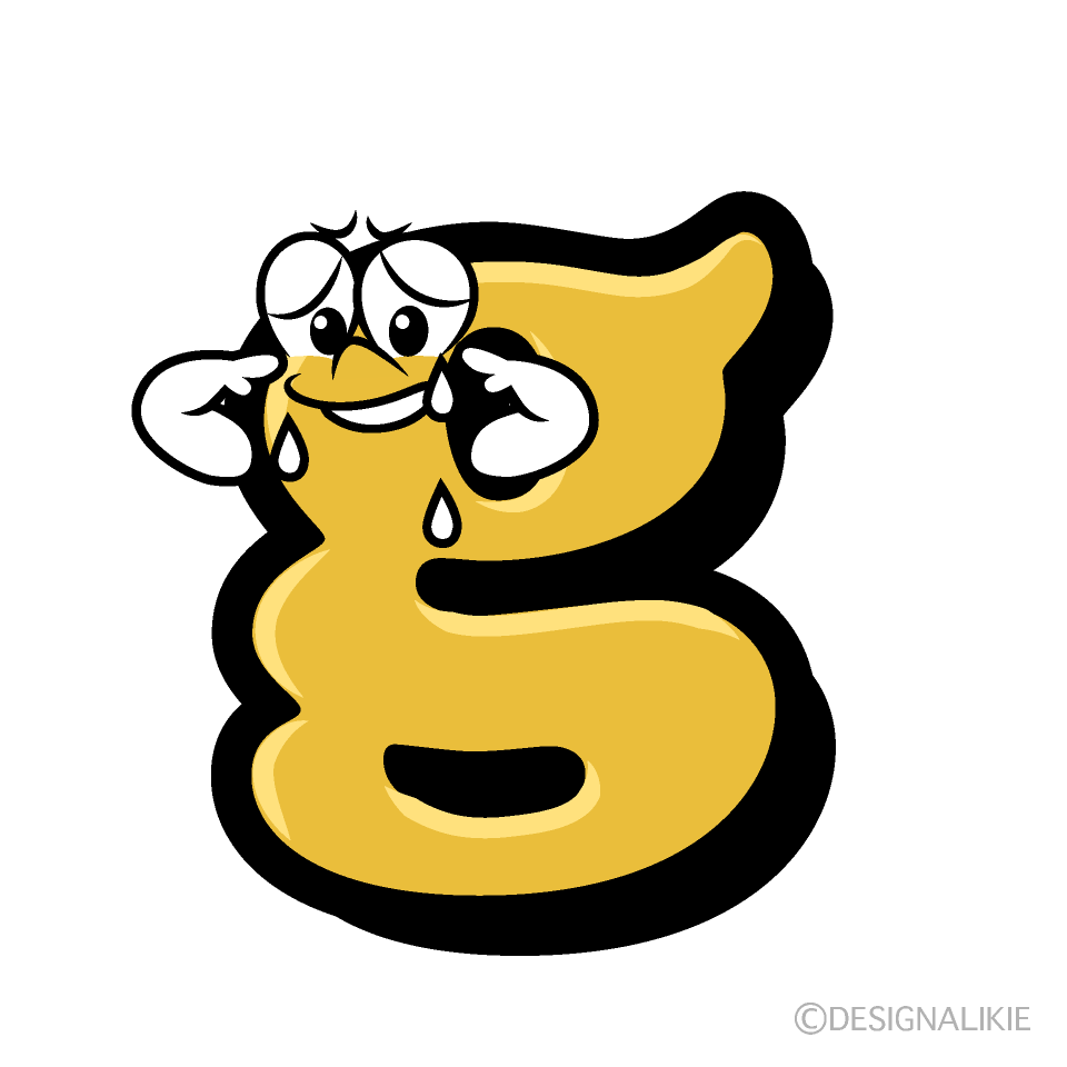 Sad g Cartoon Character Image