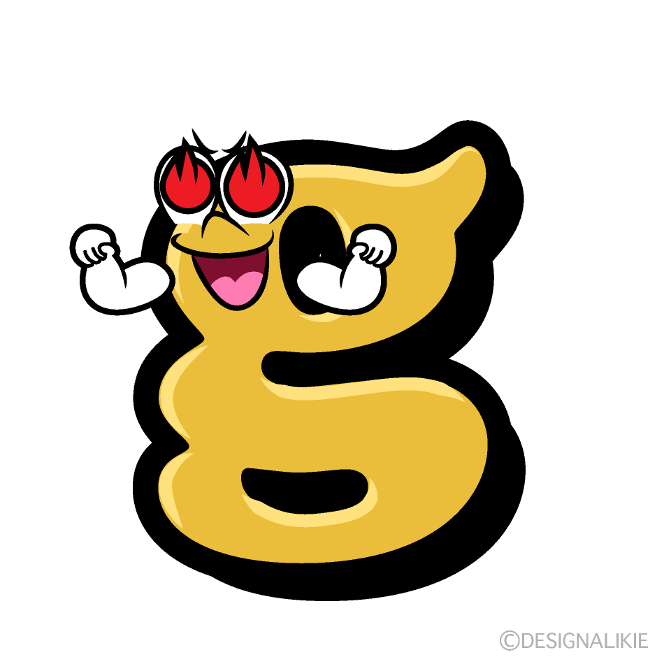 Enthusiasm g Cartoon Character Image