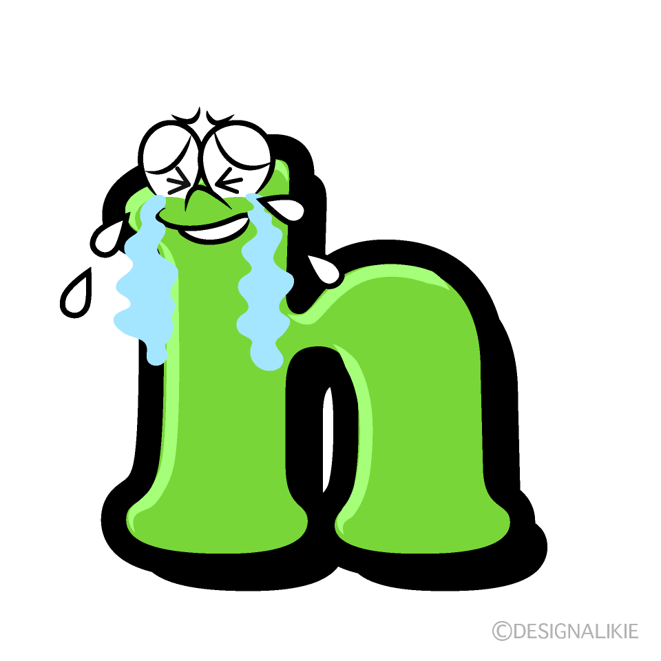 Crying h Cartoon Character Image