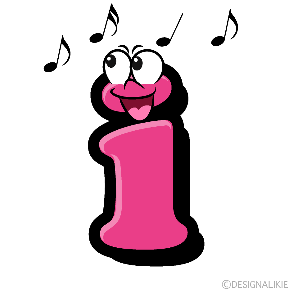 Singing i Cartoon Character Image