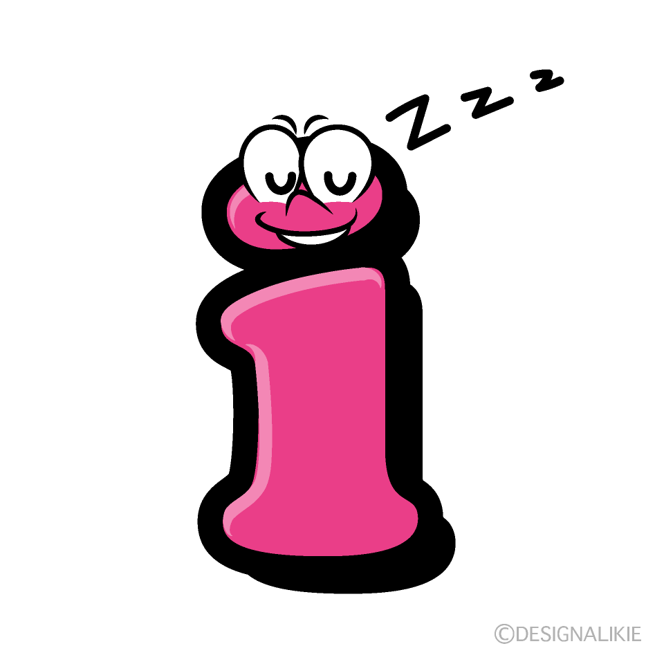 Sleeping i Cartoon Character Image