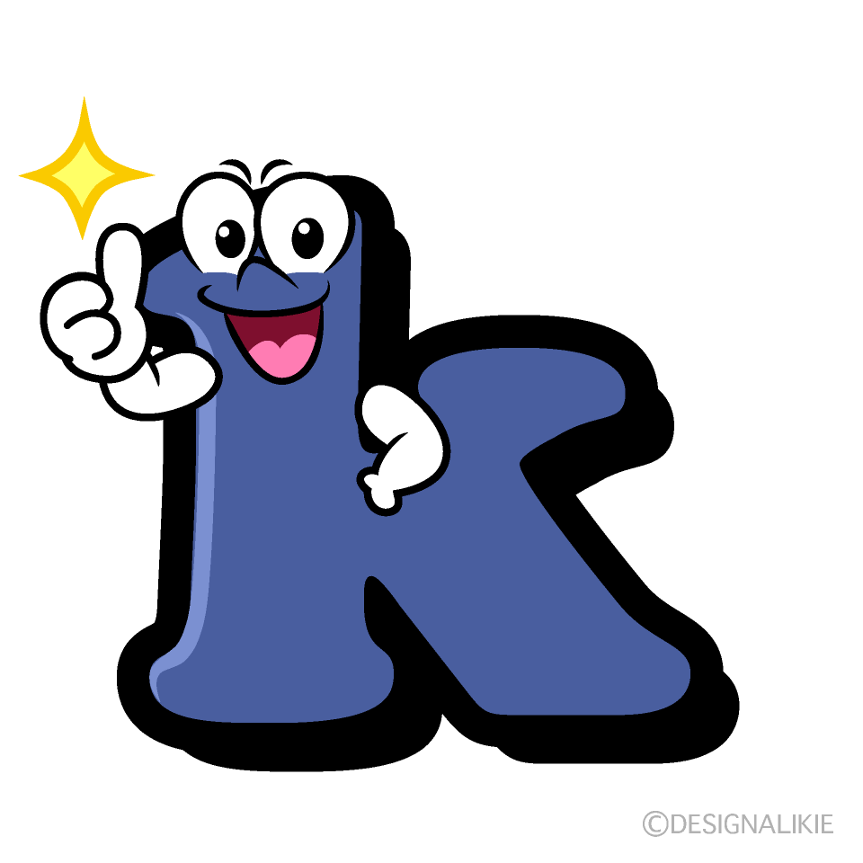 Thumbs up k Cartoon Character Image