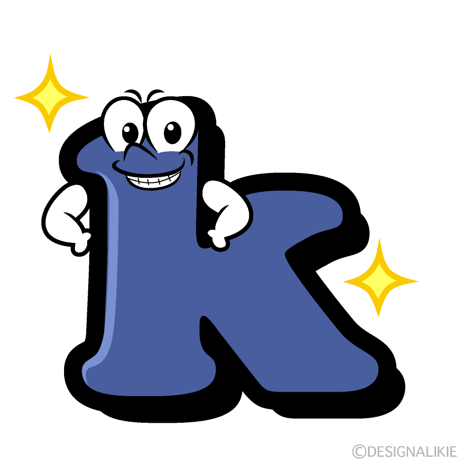 Glitter k Cartoon Character Image